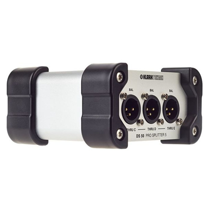 KLARK TEKNIK DS 50 Pasif 1-Giriş/5-Çıkış Sinyal Splitter (Geniş Dinamik Aralık)